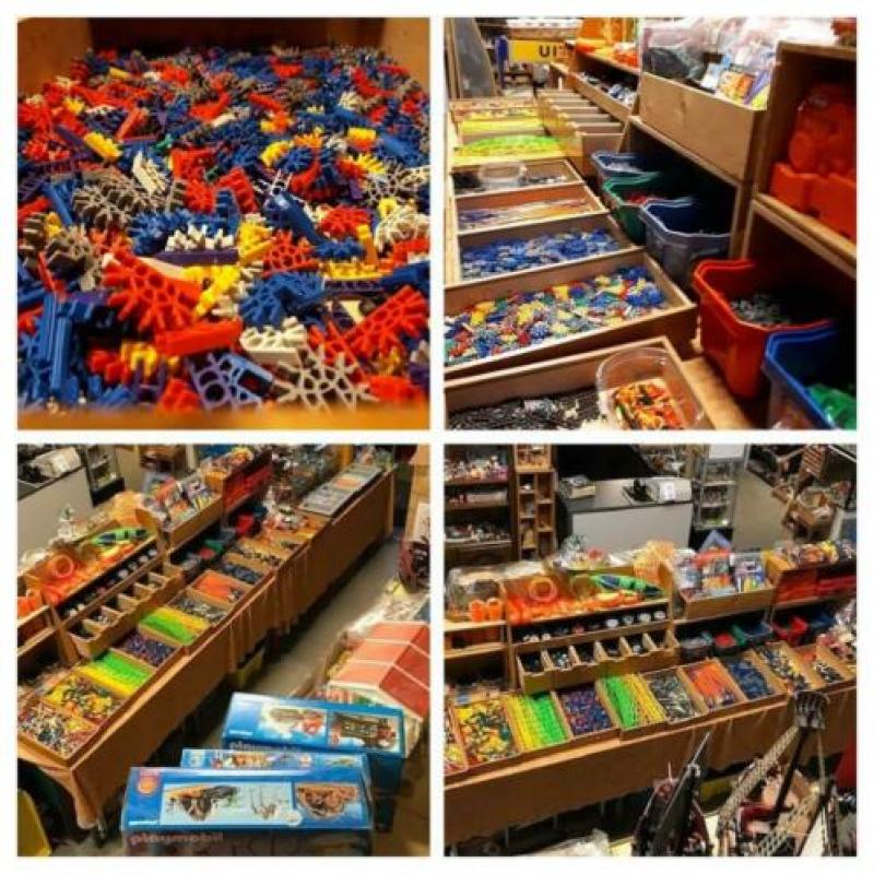 Playmobil | Muurtje met hekwerk | Grijs | Geel | Hekje