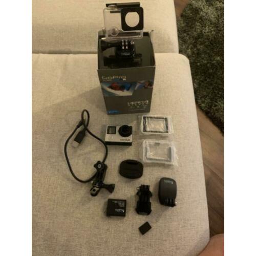Gopro Hero 4 Silver met originele doos en extra accu!