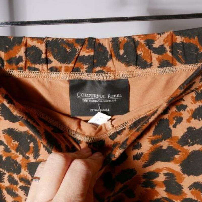 COLOURFUL REBEL leopard set maat XS ZGAN