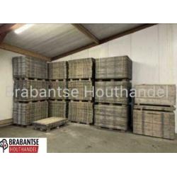 Steenschotten platen houten terras schot vlonder