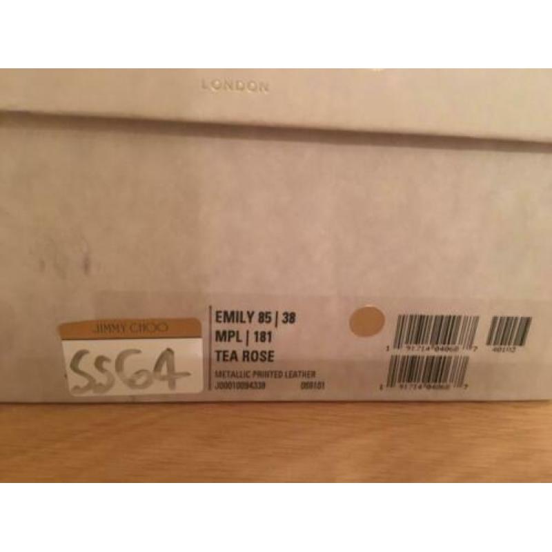 Jimmy choo Emily 85 maat 38 (trouwerij) 1 keer gedragen