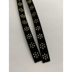 Imitatie suede bandje 10 mm breed x ong. 2 mt. Nr 23245