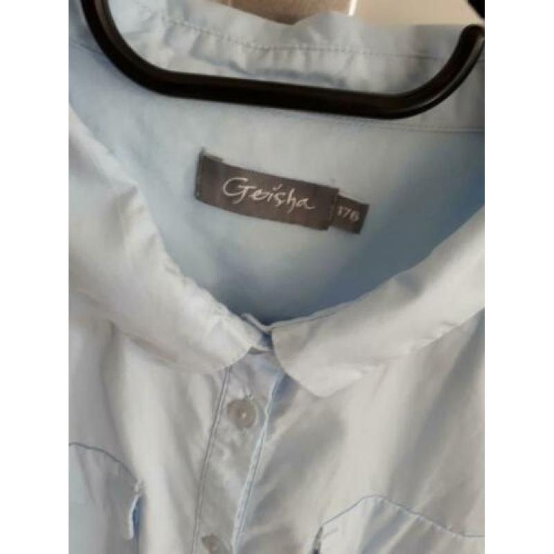 Geisha blouse lichtblauw 176