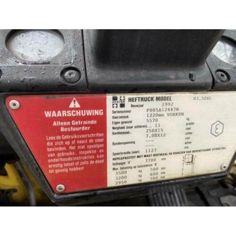 Hyster 3500kg diesel