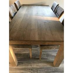 Eettafel 2.00 meter hout