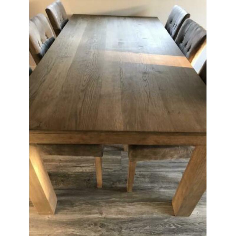 Eettafel 2.00 meter hout