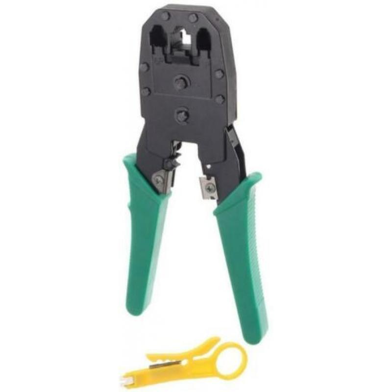 Montagetang / Connectortang RJ9, RJ11, RJ45 + tester en conn