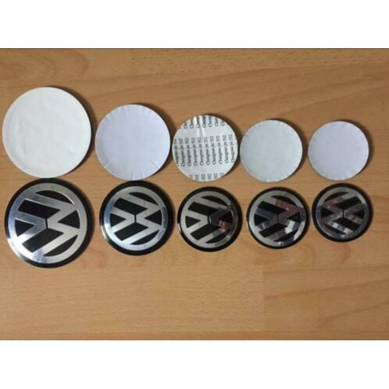 Naafstickers Vw 50 mm 57 mm 60 mm 65 mm 70 mm 75 mm 90 mm