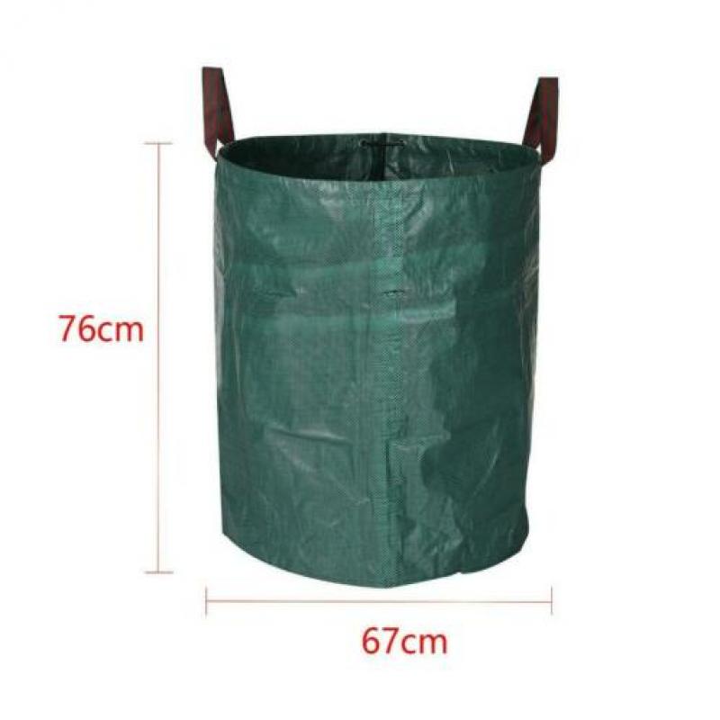 3 x tuinzak, afvalzak, bladzak 76 x 67 cm. 272 liter per zak