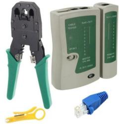 Montagetang / Connectortang RJ9, RJ11, RJ45 + tester en conn