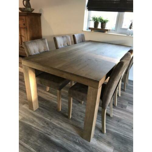 Eettafel 2.00 meter hout