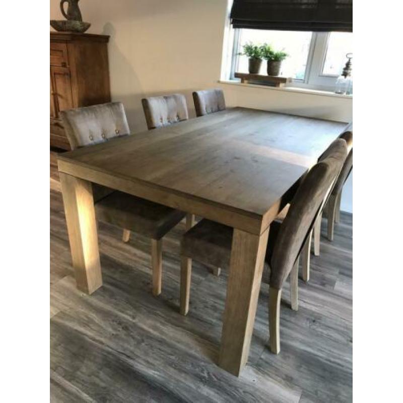 Eettafel 2.00 meter hout