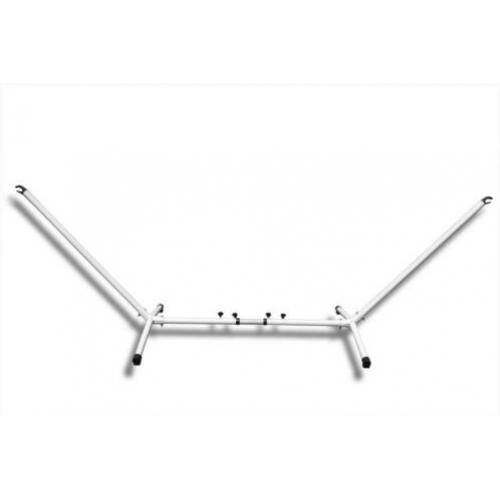 Stevige Hangmatstandaard Wit Staal 280-340x105cm 150KG