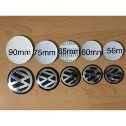 Naafstickers Vw 50 mm 57 mm 60 mm 65 mm 70 mm 75 mm 90 mm