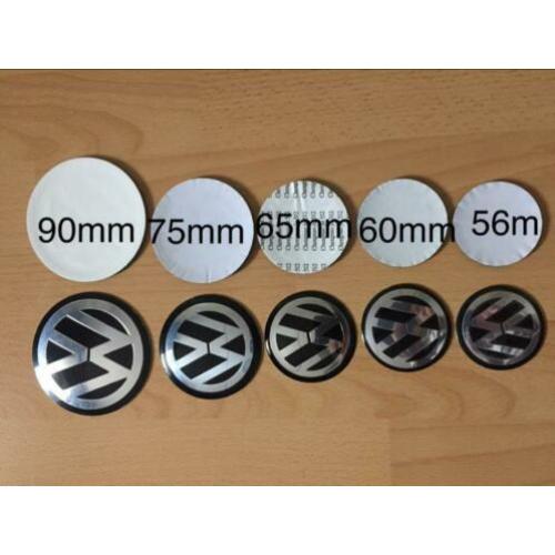 Naafstickers Vw 50 mm 57 mm 60 mm 65 mm 70 mm 75 mm 90 mm