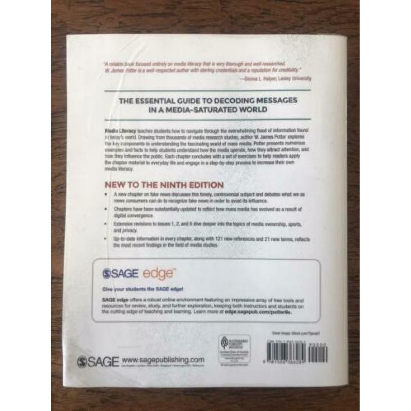 Media Literacy - W. James Potter (9e editie)