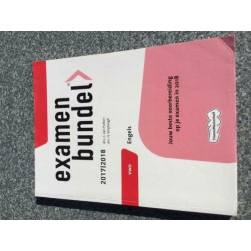 Examenbundel Engels VWO 2017-2018
