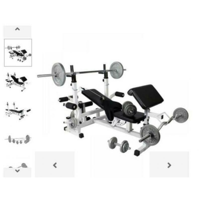 Fitnessapparatuur compleet nooit gebruikt.899e Normaal 1599e