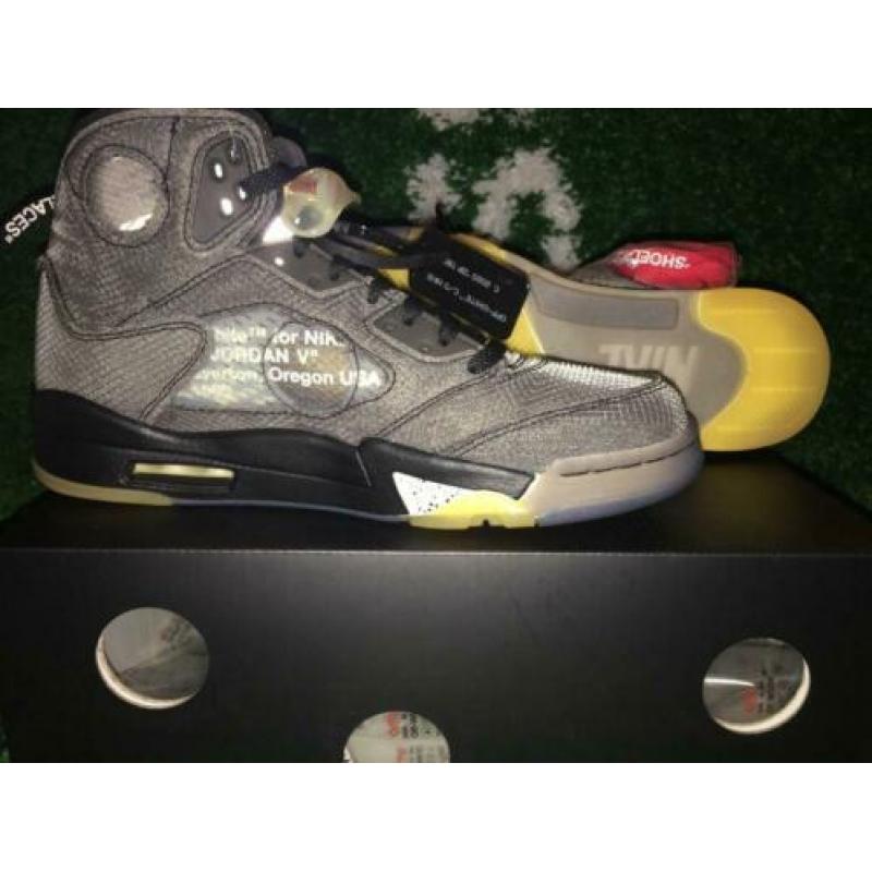 Off-White x Air Jordan 5 Retro SP - Virgil Abloh - maat 43