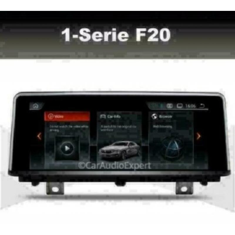 BMW 1serie F20 navigatie android 9.0 iDrive 8.8'' dab carkit