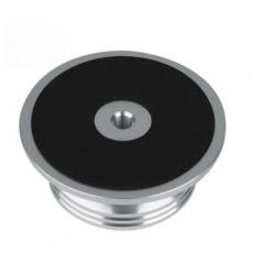 Platenpuck - Platengewicht met waterpas: zilverkleur!