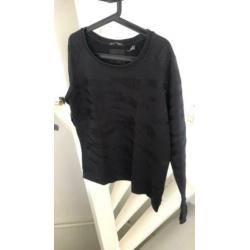 Zwarte sweater van Maison Scotch in maat 4