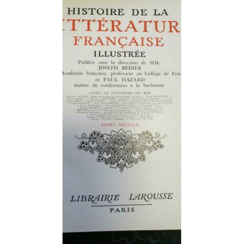 Historie De la Litterature