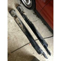 Side skirts opel corsa B zwart