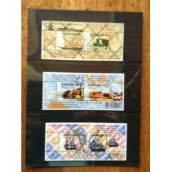 Mapje 150 jaar postzegels in Nederland +3 velletjes postfris