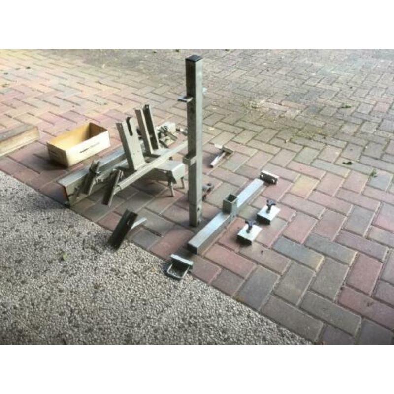 Fietsendrager Twinny Load met adapater voor caravan!