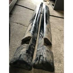 Side skirts opel corsa B zwart