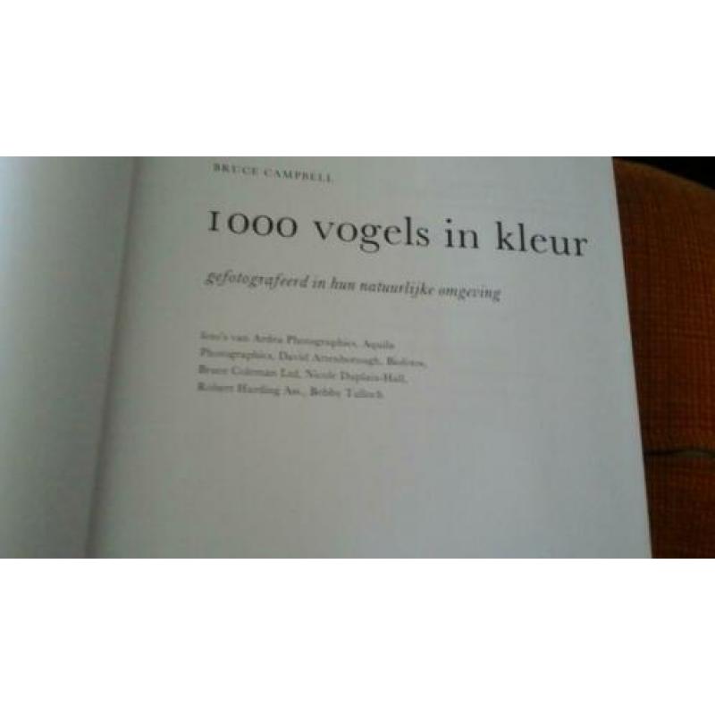 1000 Vogels in kleur