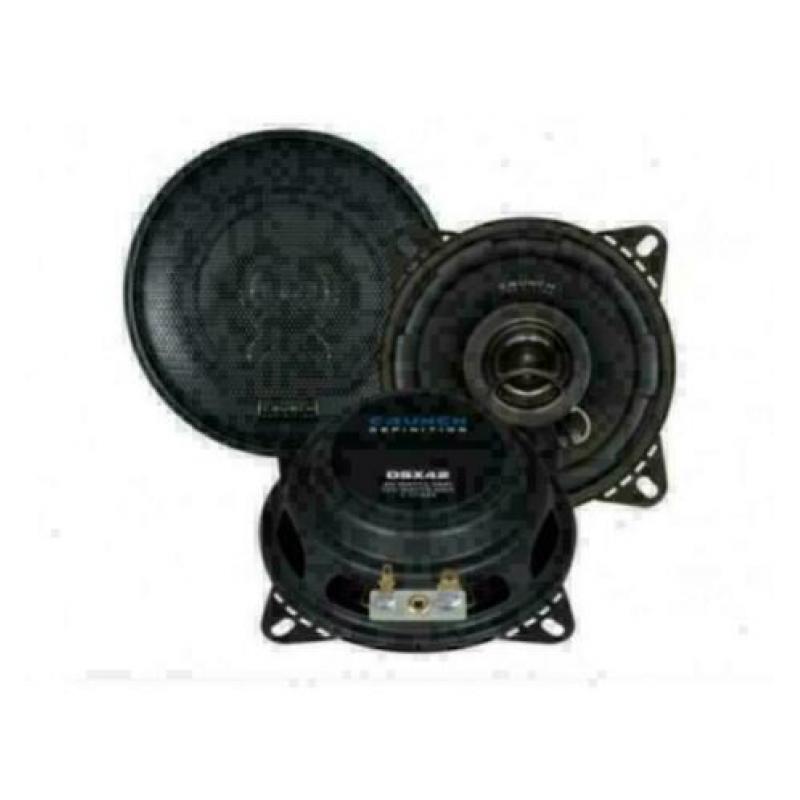Platte speaker Crunch DSX42 10 cm coaxiale speakerset.