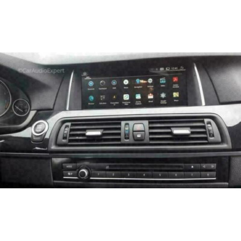 BMW 5serie F10 F11 GT navigatie android 9 ID7 dab carplay 4G