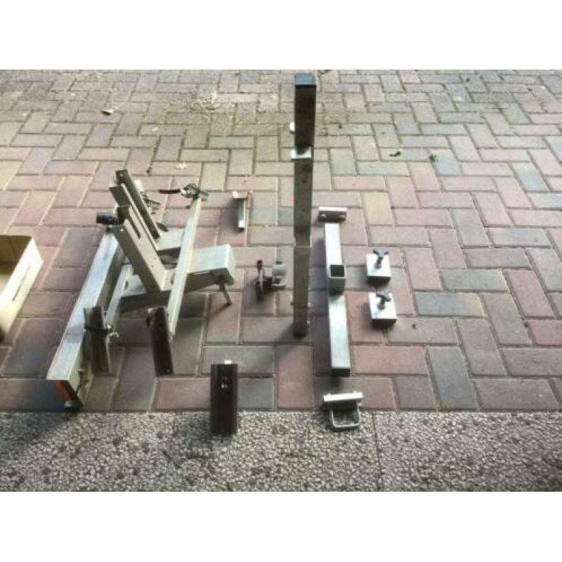 Fietsendrager Twinny Load met adapater voor caravan!