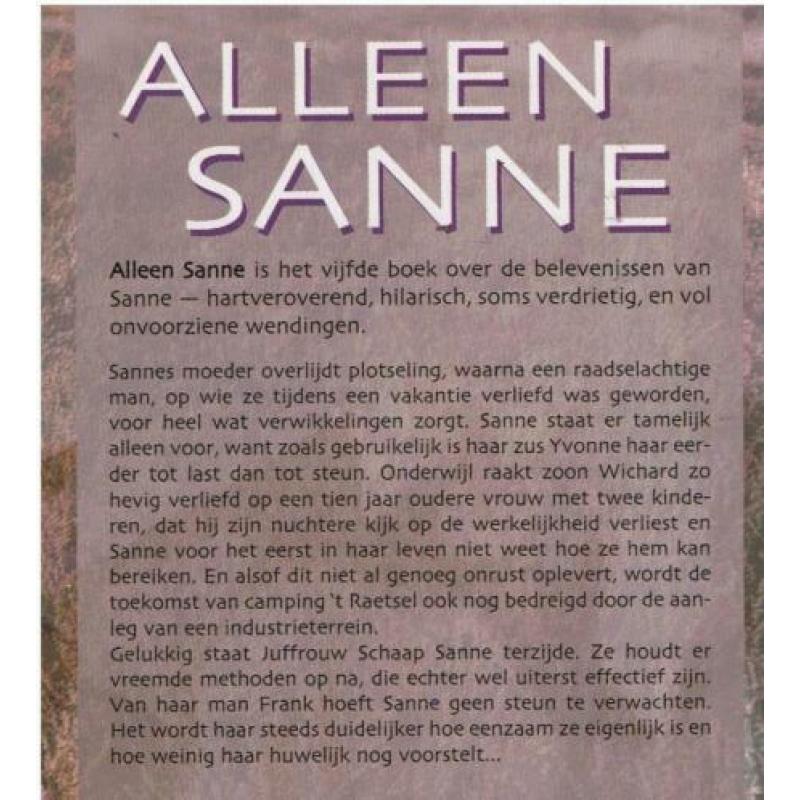 Marjan van den Berg - Sanne deel 1, 2, 4 en 5