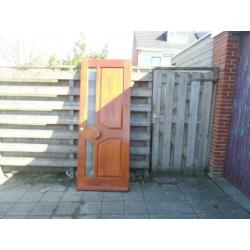 hardhouten voordeur met dubbelglas 83,0 x210,5