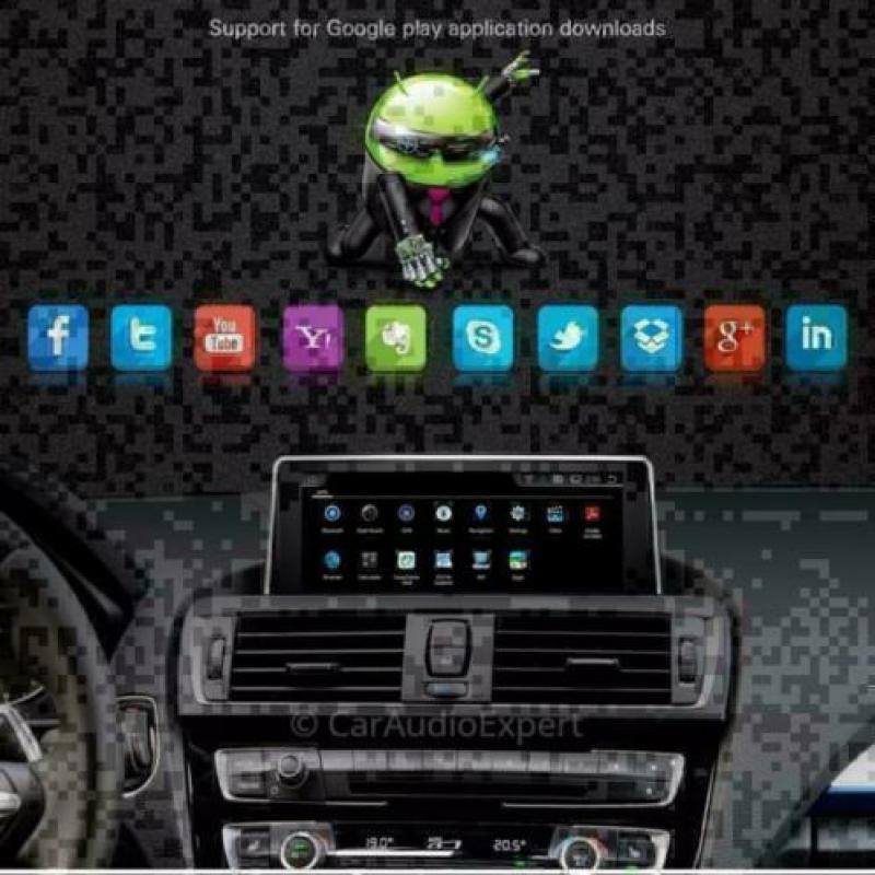 BMW 1serie F20 navigatie android 9.0 iDrive 8.8inch carkit