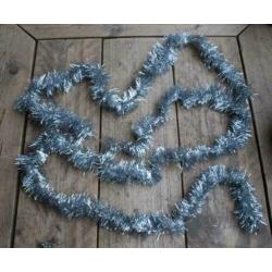 Kerstboom slingers Zilver