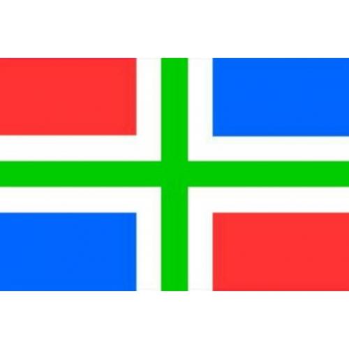 Provincie Vlag Groningen - FC Groningen, vlag 90x150 cm