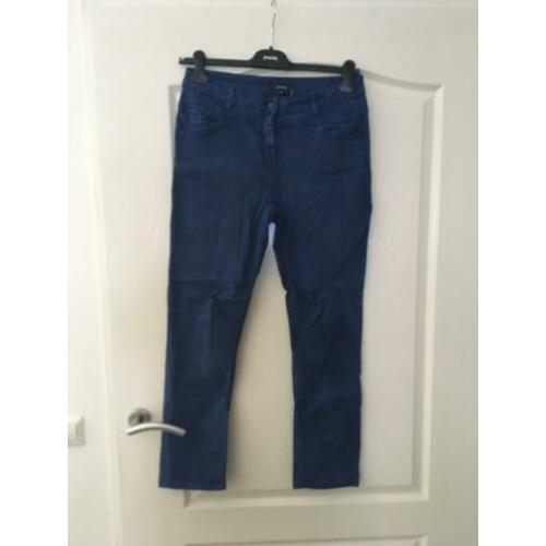Broek Blauw 40 PROMISS Stretch