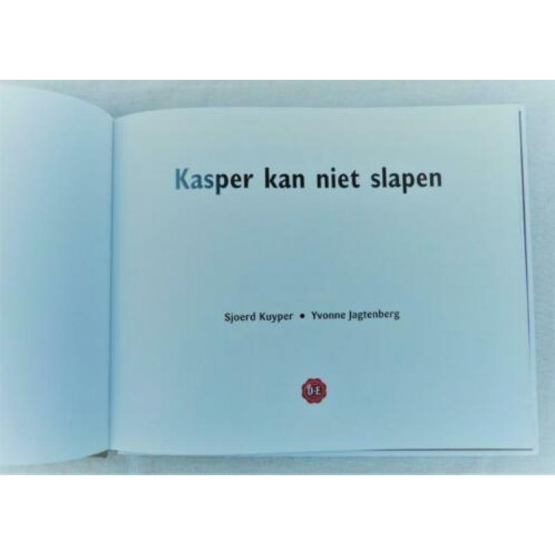 Kasper kan niet slapen. Douwe Egberts. Sjoerd Kuyper.