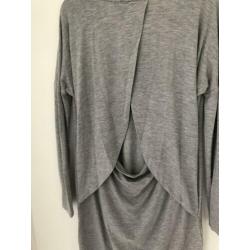 Supertrash jurk grijs mt m niet gedragen