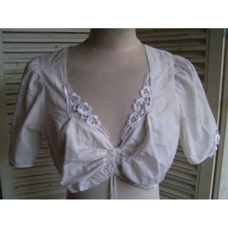 tiroler dirndl jurk schort blouse maat 36 nr KK 1192 ger do