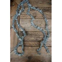 Kerstboom slingers Zilver