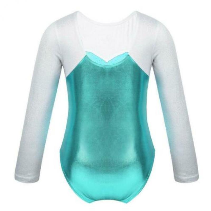 Turnpakje groen wit 104 110 116 122 128 134 turquoise