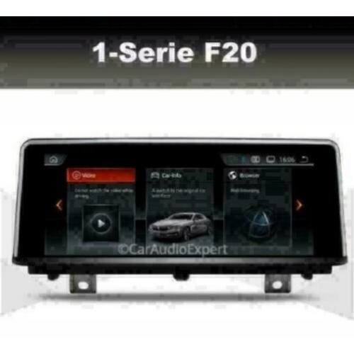 BMW 1serie F20 navigatie android 9.0 iDrive 8.8inch carkit