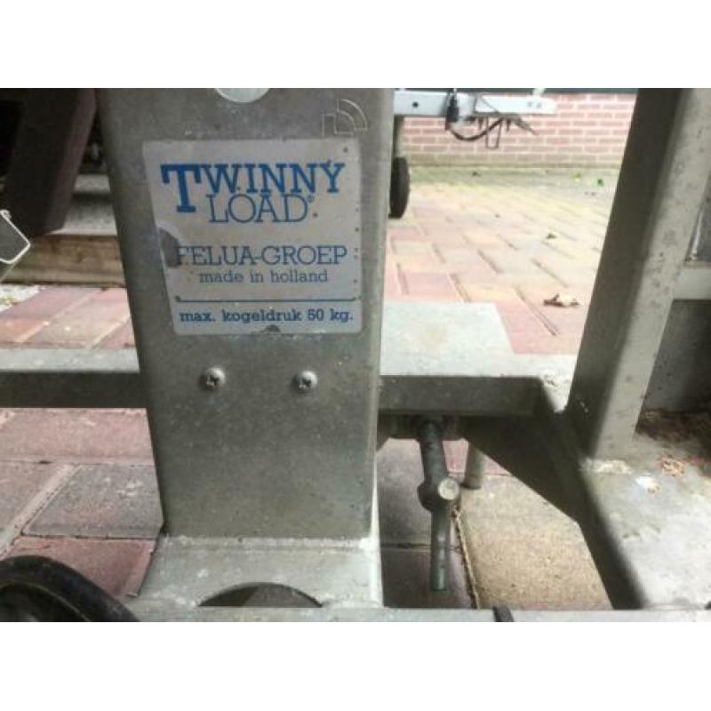 Fietsendrager Twinny Load met adapater voor caravan!