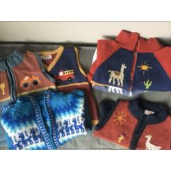 Te koop alpaca wol wollen vestje s mt 98/110