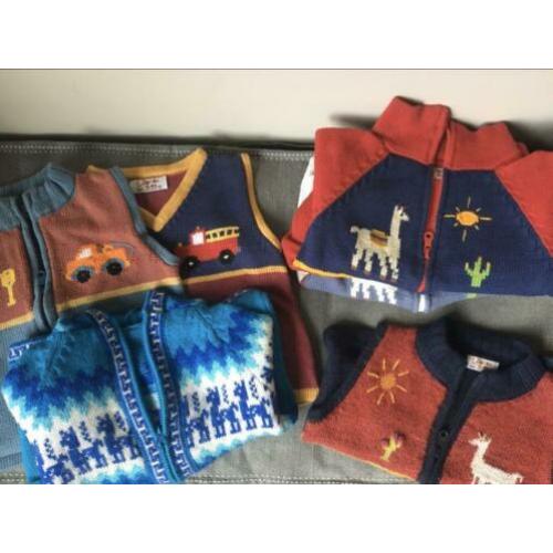 Te koop alpaca wol wollen vestje s mt 98/110